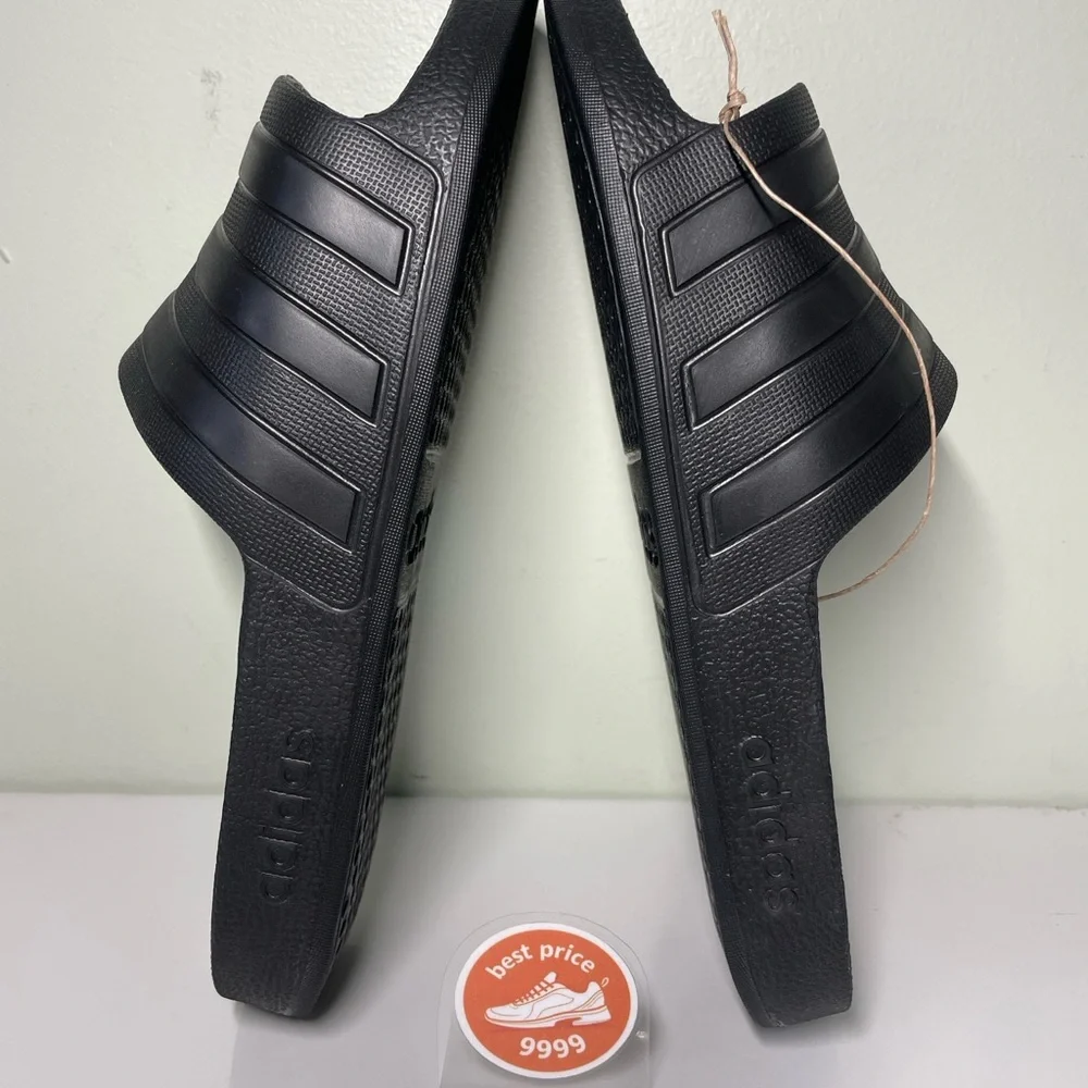 adidas - M6/W7 - M7/W8 - Adilette Aqua Slides Sandals Black F35550 - New - Picture 5 of 10